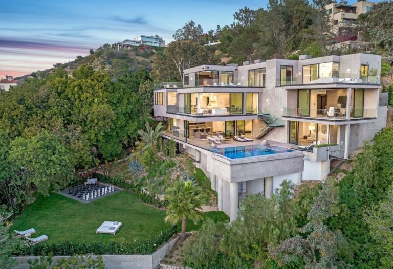 Brand New Mansion in Beverly Hills with Unobstructed Jetliner Views from Every Room Asking for $18,995,000