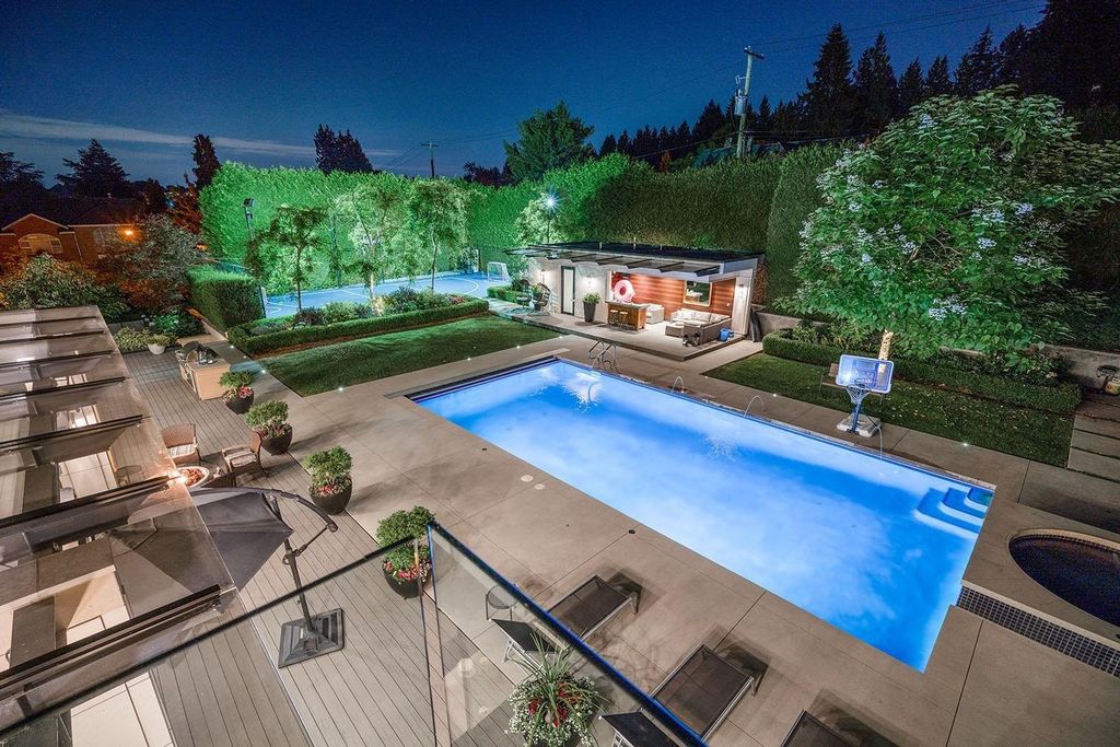 The House in Vancouver is a beautiful sprawling estate with incredible outdoor spaces, now available for sale. This home located at 1318 Minto Cres, Vancouver, BC V6H 2J5, Canada