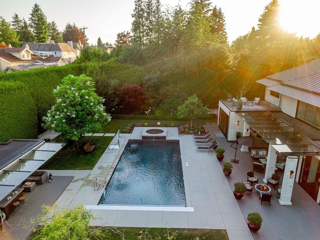 The House in Vancouver is a beautiful sprawling estate with incredible outdoor spaces, now available for sale. This home located at 1318 Minto Cres, Vancouver, BC V6H 2J5, Canada