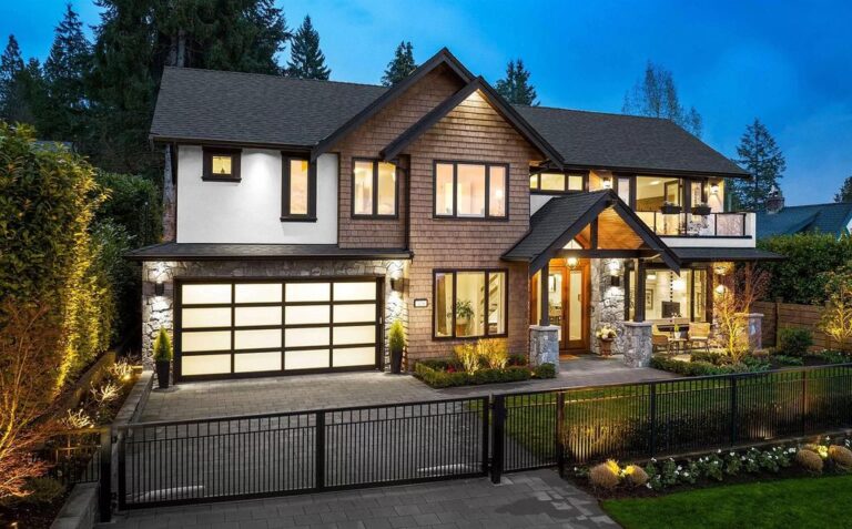 Embody West Coast Living, This Pristine Home Lists for C$4,495,000 in North Vancouver