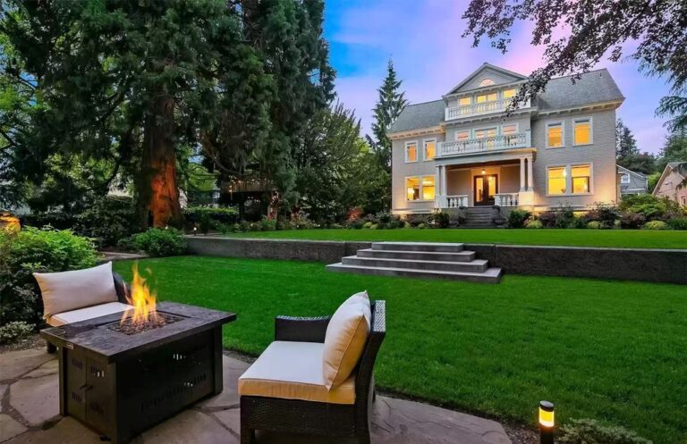 Featuring Professional Landscaping in Washington this Private Oasis Listed at $6,000,000