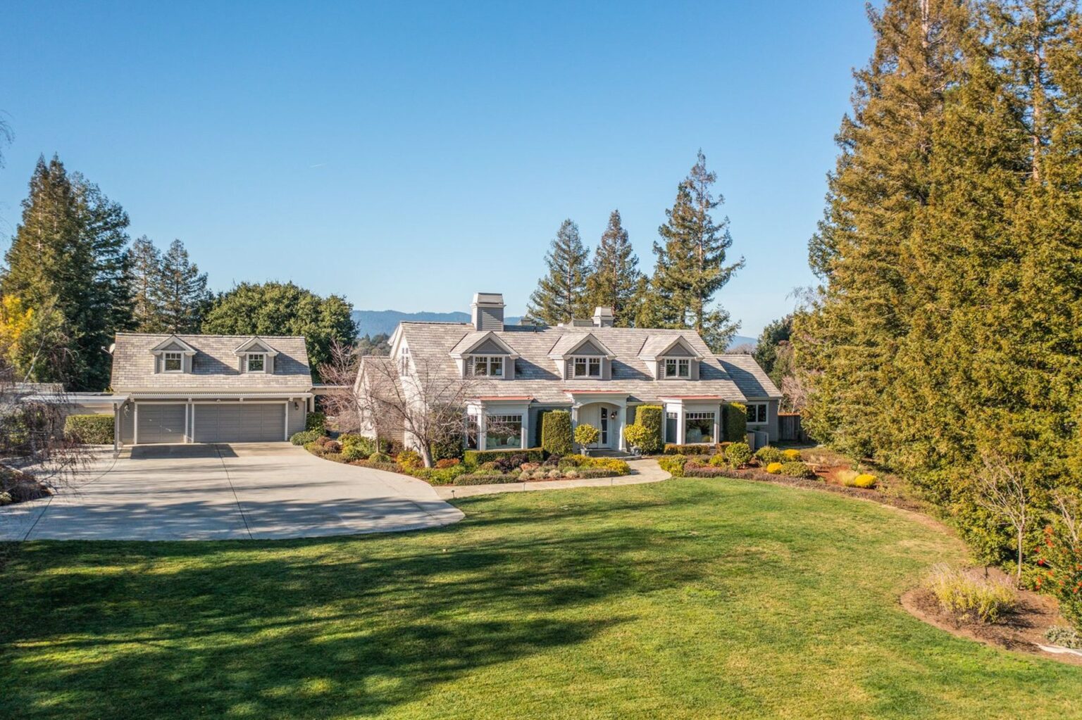 Impressive Executive Home in Los Altos Hills with Distinctive ...