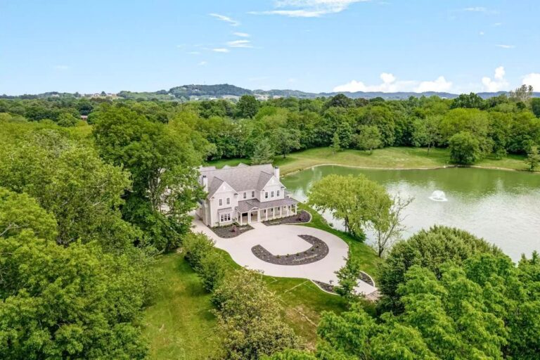 Luxurious 8.3 Acre Estate Near Downtown Franklin with Private Pond