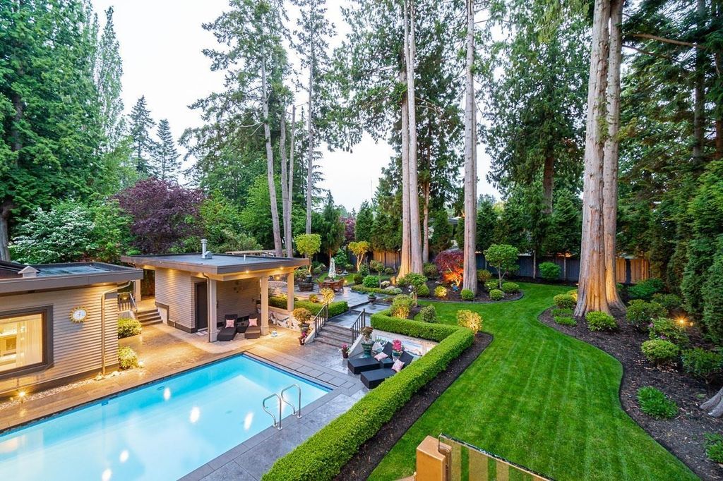 The Estate in White Rock offers open expansive family room, living room & dining room all with views of the ocean, now available for sale. This home located at 13657 Marine Dr, White Rock, BC V4B 1A3, Canada