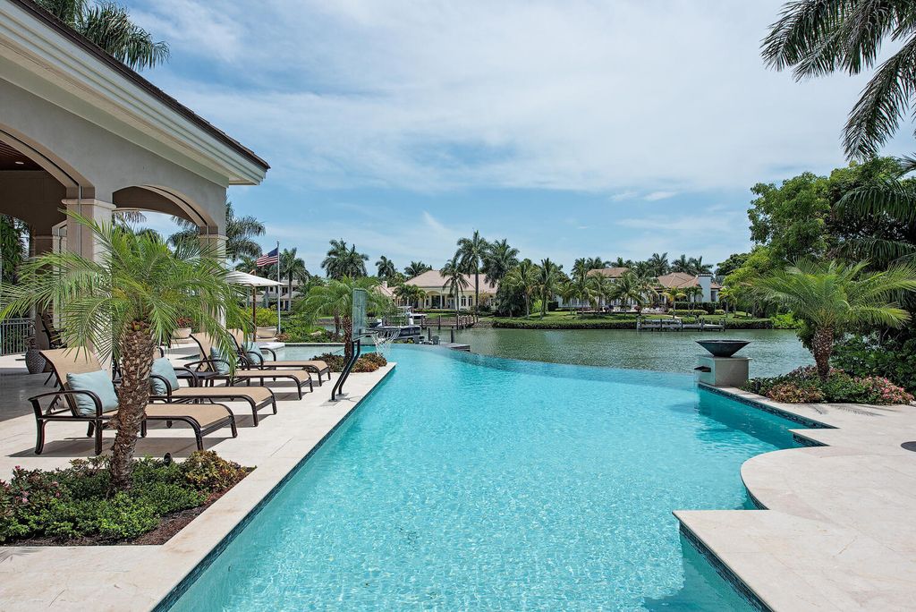 The Home in Naples is an outstanding property on nearly three quarters of an acre in prestigious Port Royal perfect for entertaining now available for sale. This home located at 818 Nelsons Walk, Naples, Florida