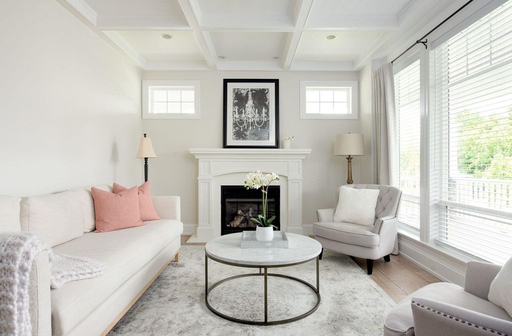 Gentle With A White Living Room