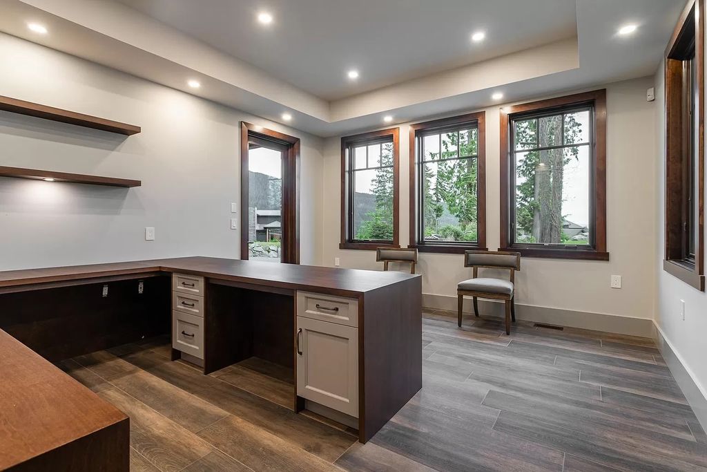 The Estate in Anmore offers an open concept flows from room to room & showcases the masterful workmanship throughout, now available for sale. This home located at 3299 Black Bear Way, Anmore, BC V3H 5G6, Canada