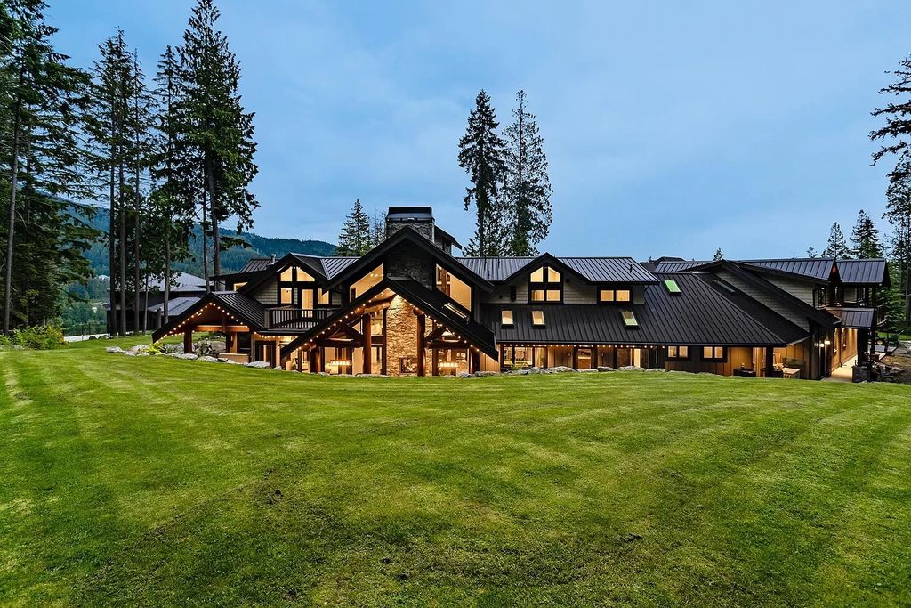 The Estate in Anmore offers an open concept flows from room to room & showcases the masterful workmanship throughout, now available for sale. This home located at 3299 Black Bear Way, Anmore, BC V3H 5G6, Canada