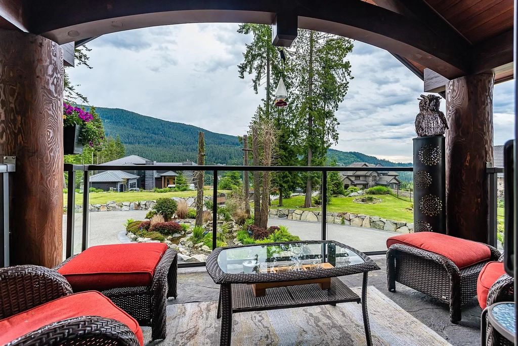 The Estate in Anmore offers an open concept flows from room to room & showcases the masterful workmanship throughout, now available for sale. This home located at 3299 Black Bear Way, Anmore, BC V3H 5G6, Canada