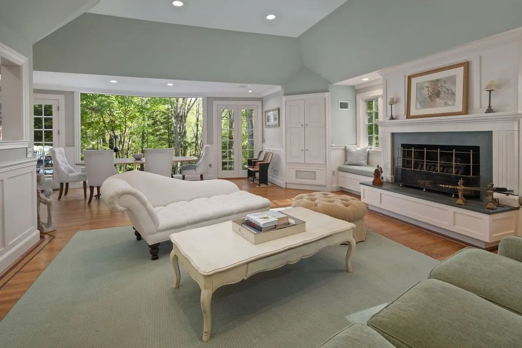 The Home in Connecticut is a luxurious home surrounded by manicured gardens and woodland nature now available for sale. This home located at 360 Greenley Rd, New Canaan, Connecticut; offering 07 bedrooms and 07 bathrooms with 6,198 square feet of living spaces. 