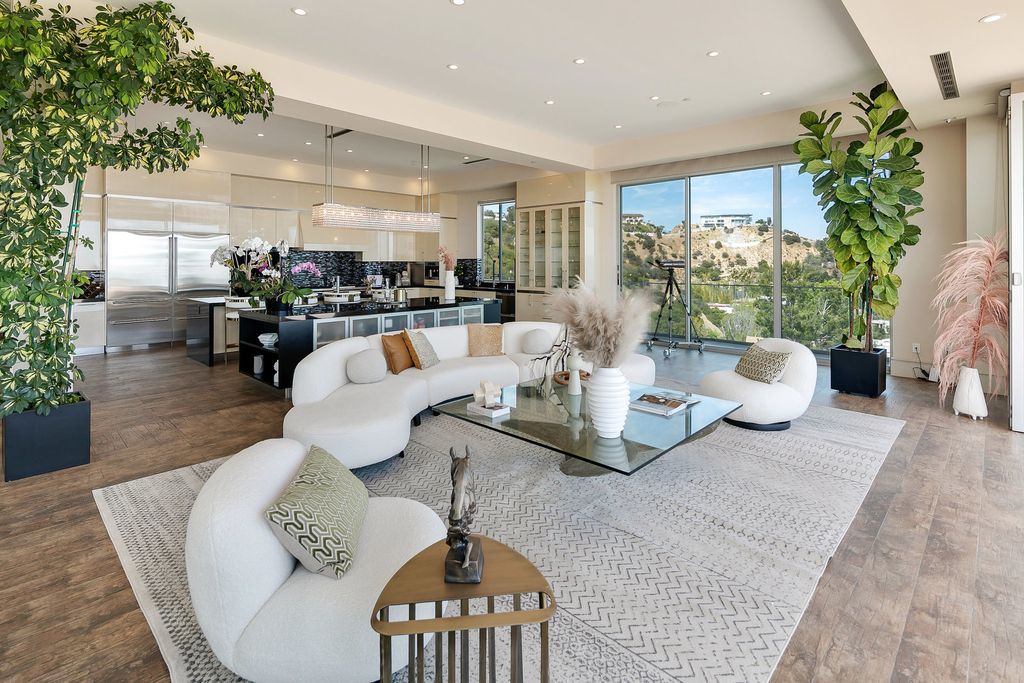 The Los Angeles Home is a custom built estate has 7,000 square foot of outdoor entertainment terraces with the views of the world now available for sale. This home located at 9369 Nightingale Dr, Los Angeles, California