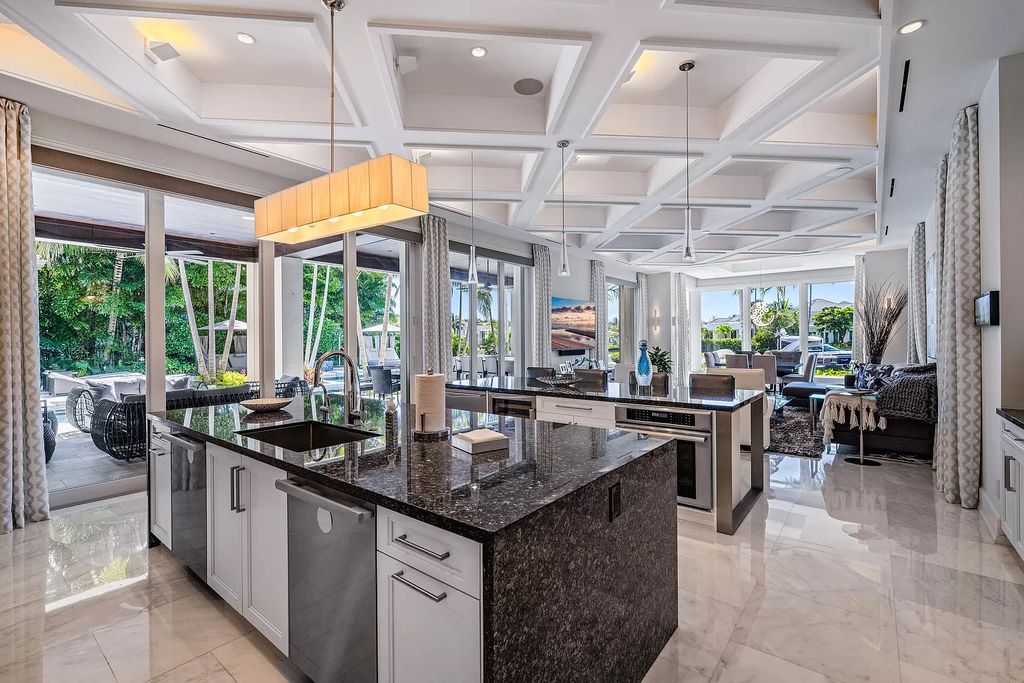 The Home in Jupiter is a Contemporary Turtle Beach Construction Custom Waterfront Estate was built with top of the line materials and ultimate craftmanship now available for sale. This home located at 177 Commodore Dr, Jupiter, Florida