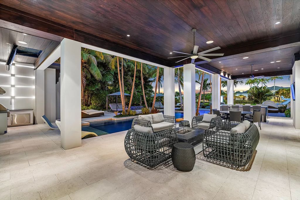 The Home in Jupiter is a Contemporary Turtle Beach Construction Custom Waterfront Estate was built with top of the line materials and ultimate craftmanship now available for sale. This home located at 177 Commodore Dr, Jupiter, Florida