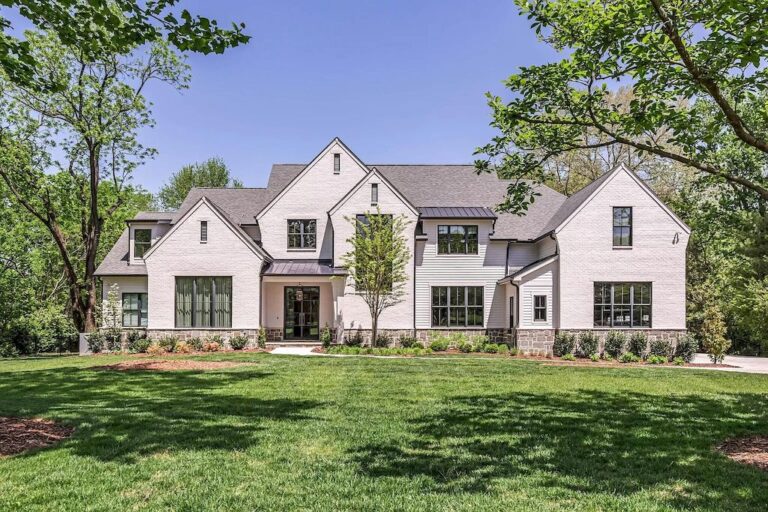 This $6,399,000 Estate in Tennessee Defines Quality Craftsmanship with a Creative Design and Many Special Architectural Details
