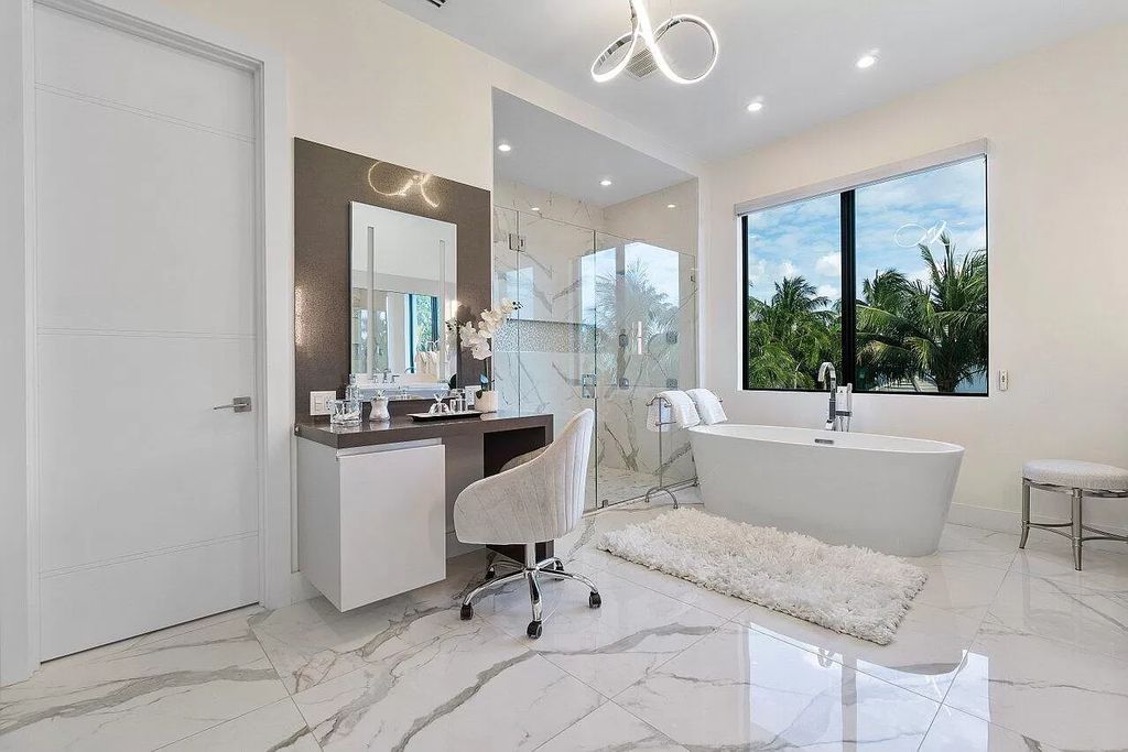 The Home in Boca Raton is a modern European estate on one of the largest backyard Lot in Royal Palm Yacht & Country Club now available for sale. This home located at 368 S Silver Palm Rd, Boca Raton, Florida