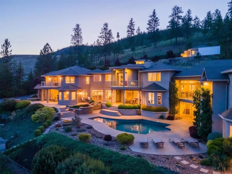 This C$4,895,000 Sprawling Lake Views Property in West Kelowna is an Entertainer’s Dream