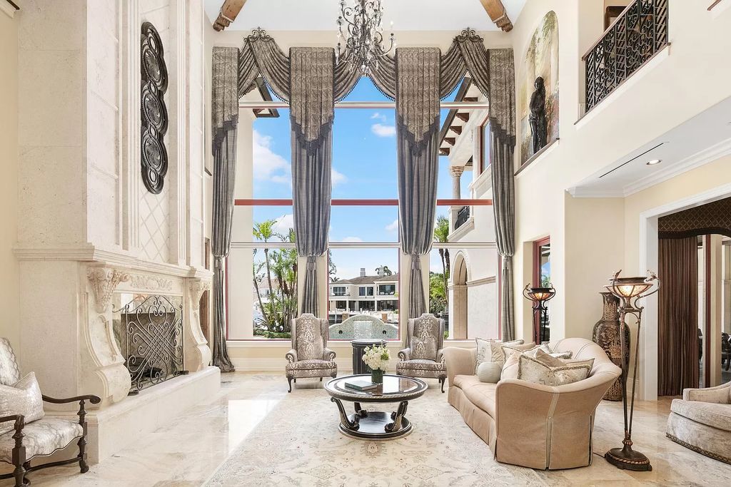 The Mansion in Boca Raton is a true residential original in South Florida nestled on a coveted lot with 258 feet of water frontage now available for sale. This home located at 700 Osprey Point Cir, Boca Raton, Florida