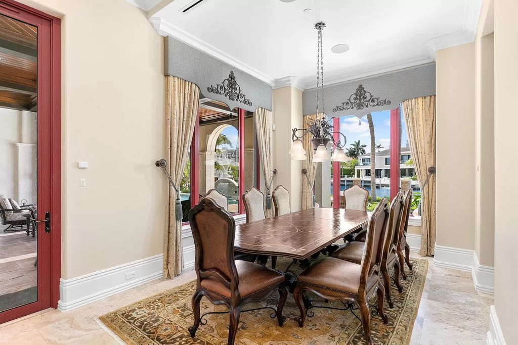 The Mansion in Boca Raton is a true residential original in South Florida nestled on a coveted lot with 258 feet of water frontage now available for sale. This home located at 700 Osprey Point Cir, Boca Raton, Florida