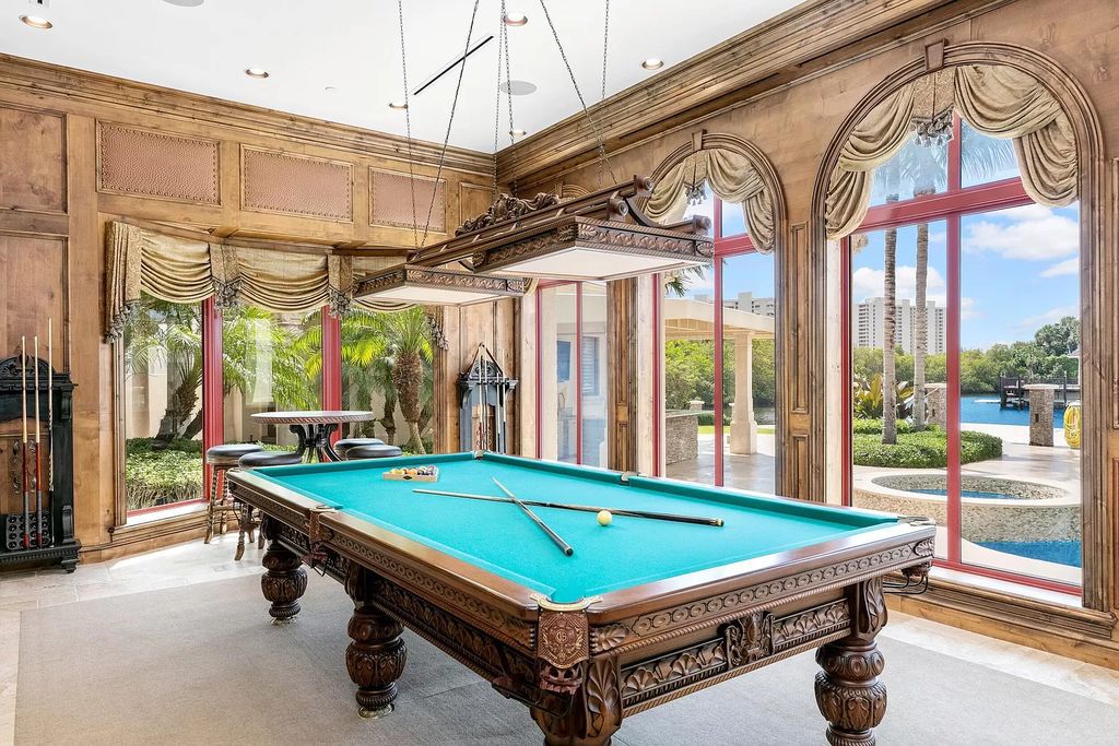 The Mansion in Boca Raton is a true residential original in South Florida nestled on a coveted lot with 258 feet of water frontage now available for sale. This home located at 700 Osprey Point Cir, Boca Raton, Florida