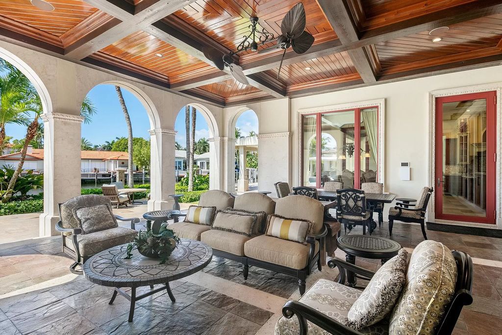 The Mansion in Boca Raton is a true residential original in South Florida nestled on a coveted lot with 258 feet of water frontage now available for sale. This home located at 700 Osprey Point Cir, Boca Raton, Florida