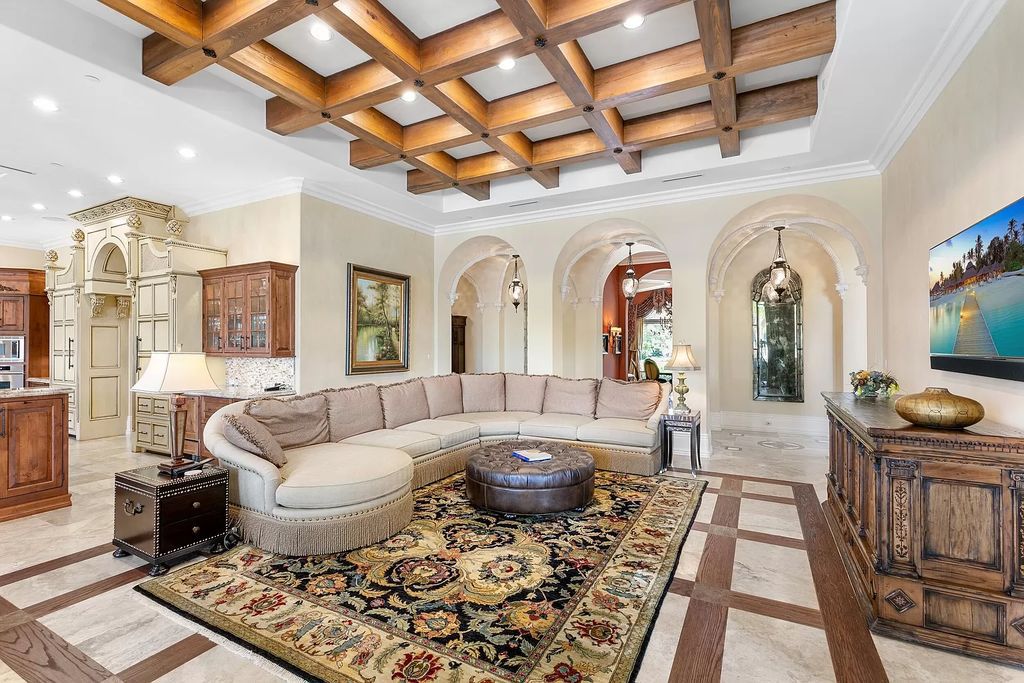 The Mansion in Boca Raton is a true residential original in South Florida nestled on a coveted lot with 258 feet of water frontage now available for sale. This home located at 700 Osprey Point Cir, Boca Raton, Florida