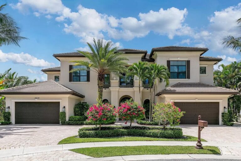 A Beautiful Custom Built Home in Boca Raton with Beautiful Landscaped Grounds Listed at $5,795,000
