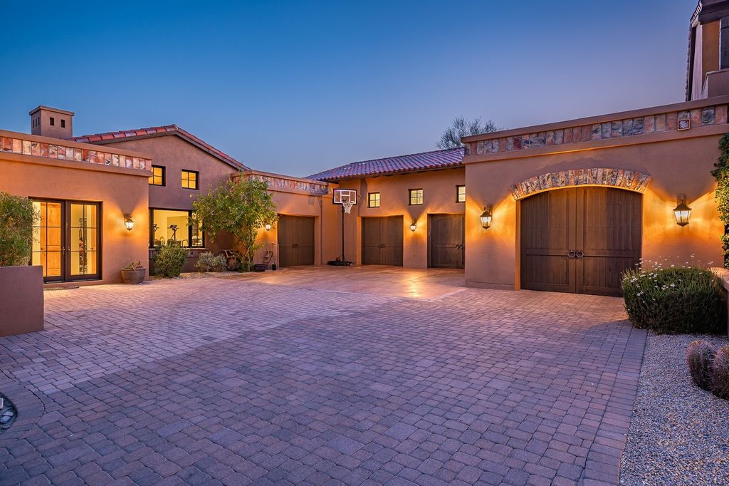 The Home in Scottsdale, a magnificent retreat has so many special enhancements offering spectacular views of the McDowell Mountains. This home located at 9820 E Thompson Peak Pkwy UNIT 824, Scottsdale, Arizona.