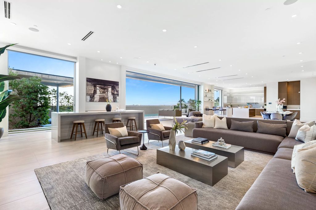 The Masterpiece in Las Vegas, a stunning contemporary home majestically perched within the prestigious guard-gated Spanish Hills offering some of the best Las Vegas Strip views. This home located at 5198 Scenic Ridge Dr, Las Vegas, Nevada.