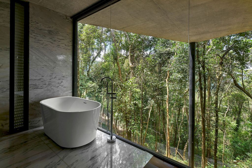 Açucena House Immersed in Lush Atlantic Rainforest by Tetro Arquitetura