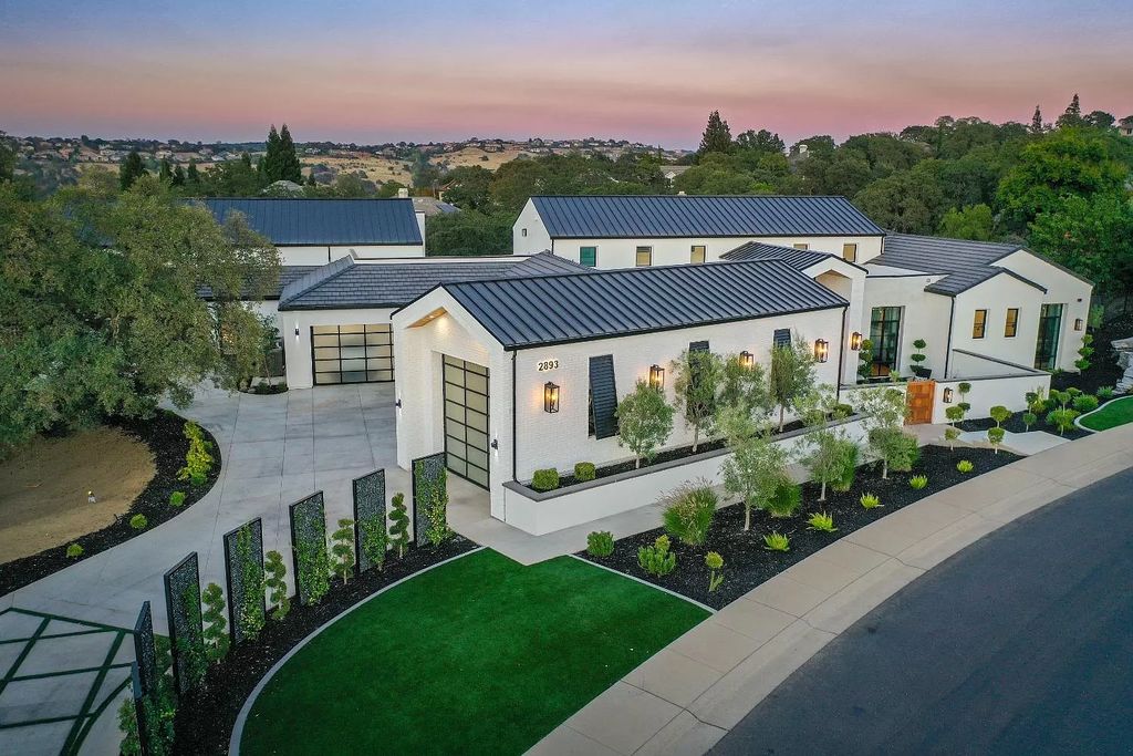 The Home in El Dorado Hills, an exquisite Scandinavian-inspired estate with the utmost attention to detail and extraordinary entertainment amenities. This home located at 2893 Capetanios Dr, El Dorado Hills, California.