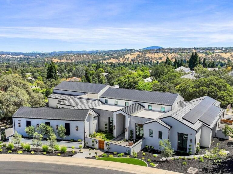 An Exquisite Scandinavian-Inspired Home with The Utmost Attention to Detail in El Dorado Hills for Sale at $3,995,000