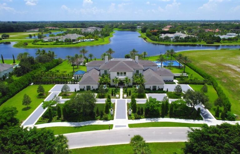 An Extraordinary Estate in Delray Beach with Perfect Architectural Symmetry offering A Highly Functional Floor Plan