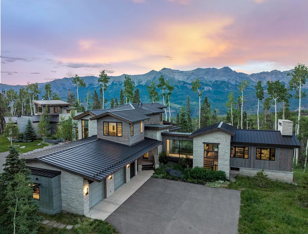 The Estate in Telluride, An impeccable estate was designed to frame these mountain views from every room and built with the finest finishes from around the world is now available for sale. This home located at 336 Ridge Rd, Telluride, Colorado