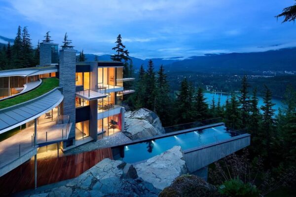 Blend Perfectly with the Surrounding Landscape, Architectural Masterpiece in Whistler Listing for C$39,000,000