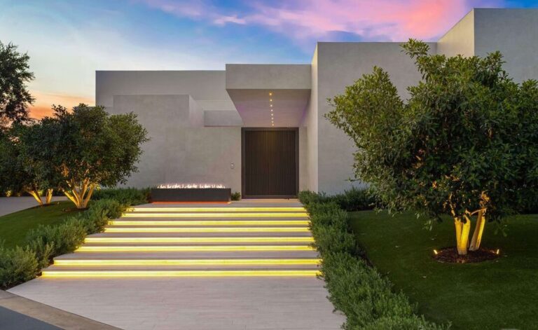 Brand New Madison Club Mansion with A World Class Car Display Showroom in La Quinta hit The Market for $26,995,000