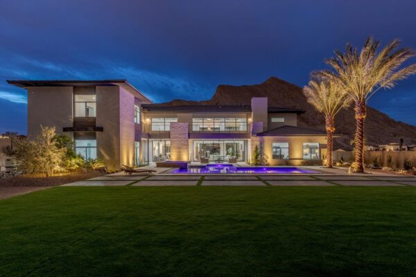 Brand New Modern Nevada Home in Clark County with Exceptional Features for Entertaining for Sale at $5,295,000