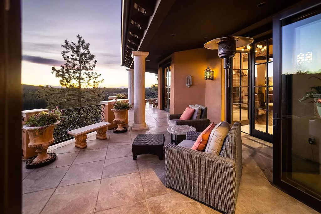 The Estate in Bend offers gourmet kitchen, primary wing, home gym and an expansive outdoor space, now available for sale. This home located at 1746 Wild Rye Cir, Bend, Oregon