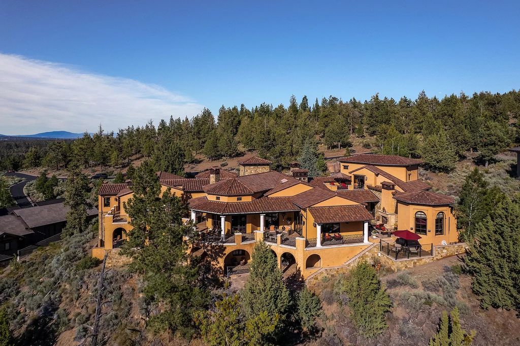 The Estate in Bend offers gourmet kitchen, primary wing, home gym and an expansive outdoor space, now available for sale. This home located at 1746 Wild Rye Cir, Bend, Oregon