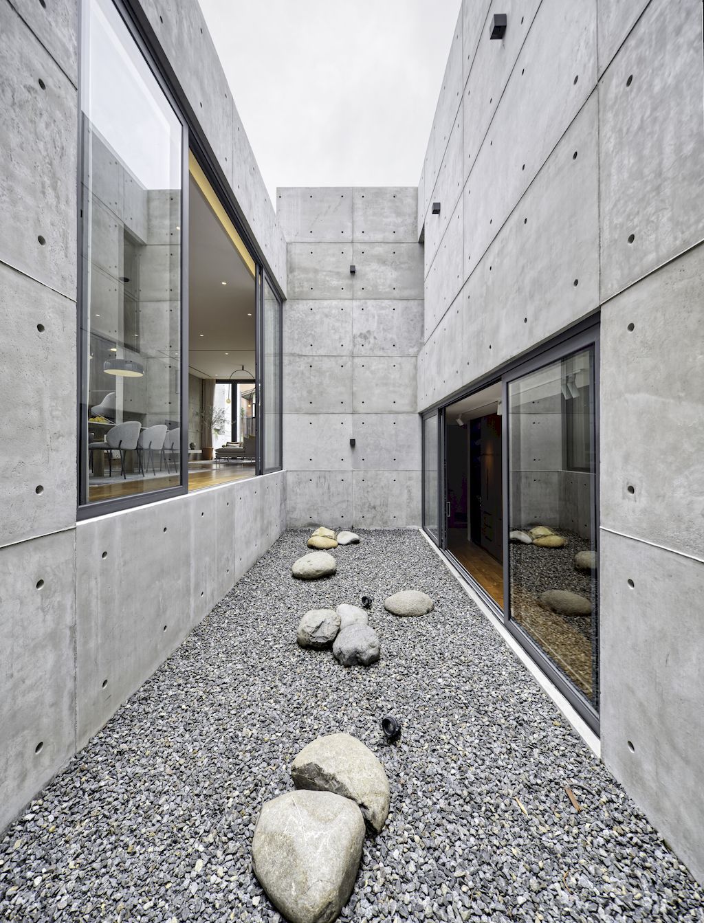 Cascading House, Stunning Concrete Home by Tamara Wibowo Architects