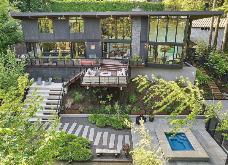 Delivering the Ultimate in Modern Luxury Living, This Custom Home Asks for $3,895,000 in Portland Oregon