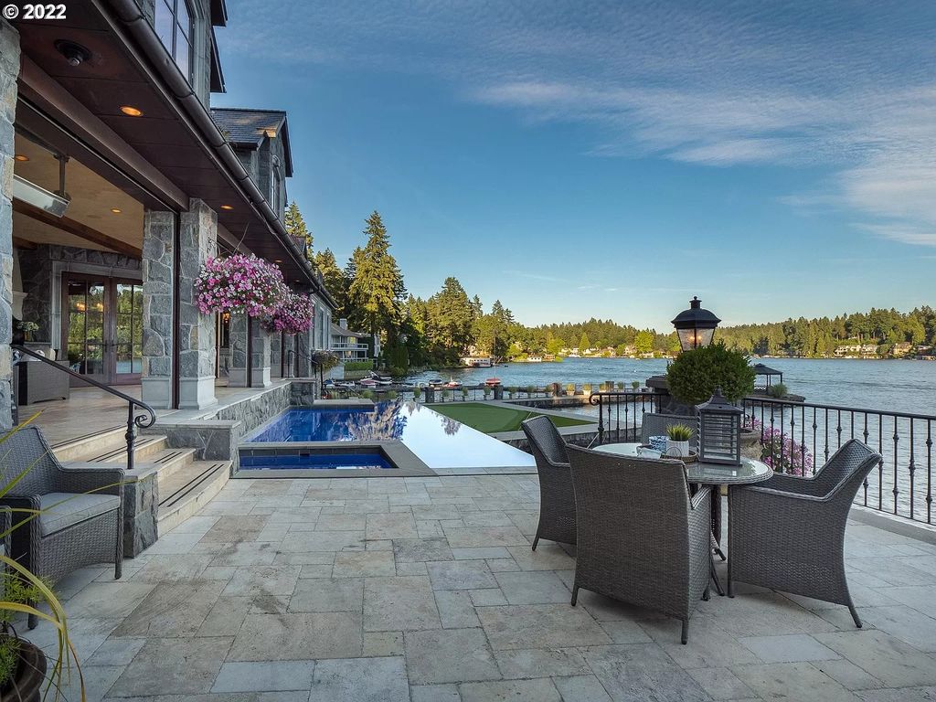 The Estate in Lake Oswego is private luxurious estate with unparalleled craftsmanship, grand architecture, now available for sale. This home located at 1500 Northshore Rd, Lake Oswego, Oregon