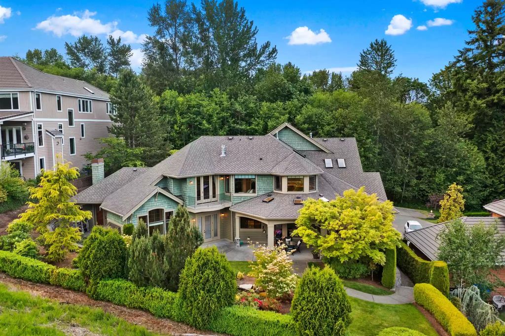 The House in Newcastle is a luxurious home with amazing outdoor living and entertainment spaces throughout, now available for sale. This home located at 7810 155th Avenue SE, Newcastle, Washington