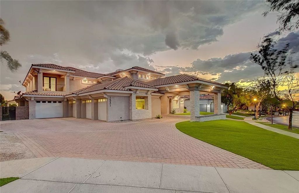 The Home in Henderson, a fully remodeled house on Rio Secco golf course with beautiful city, mountain and golf course views on nearly a half of acre. is now available for sale. This home located at 1531 Villa Rica dr, Henderson, Nevada