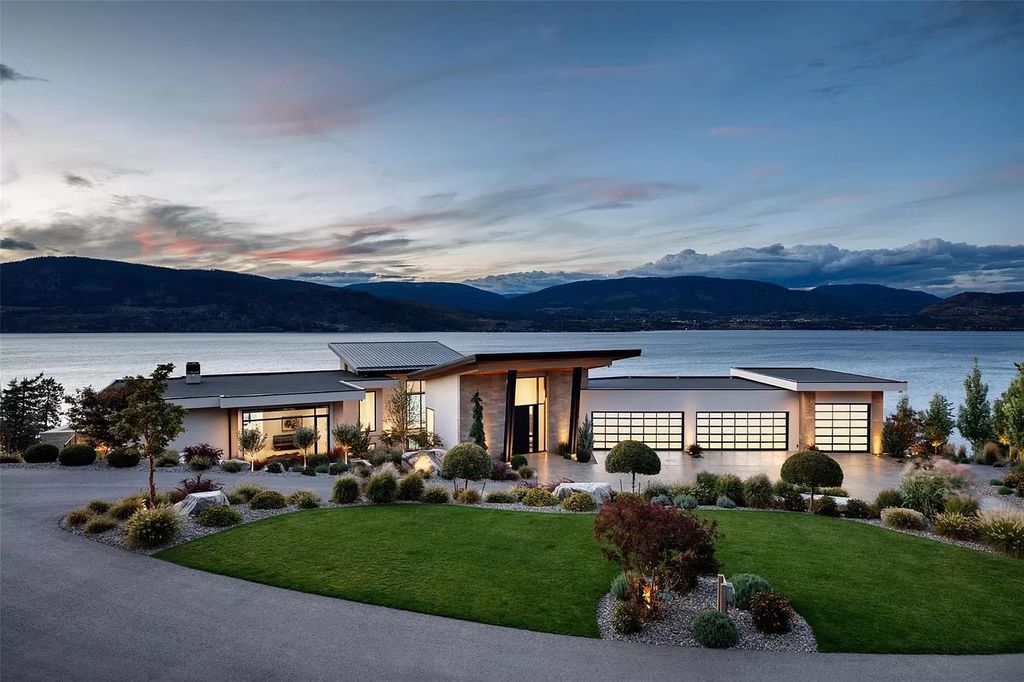The Home in Kelowna offers unparalleled amenities, including stunning Japanese-inspired hidden garden, beach house, pool, and so much more, now available for sale. This home located at 6950 Lakeshore Rd, Kelowna, BC V1W 4J5, Canada