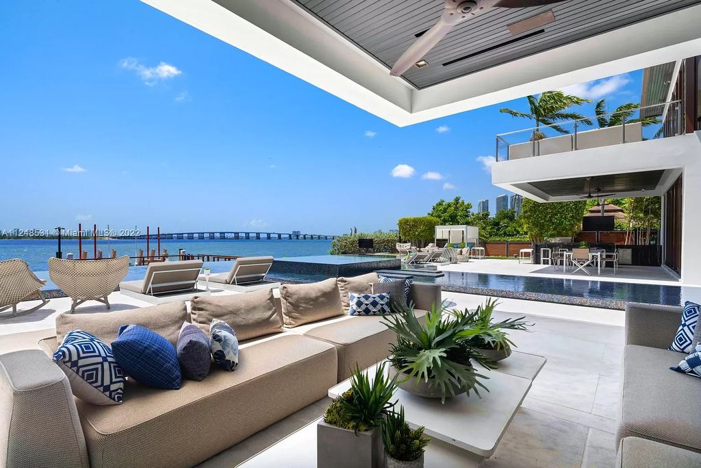 The Mansion in Miami, a magnificent open Bayfront Masterpiece on Miami’s most secluded true gated community was built with the highest level of luxury. This home located at 4505 Sabal Palm Rd, Miami, Florida.