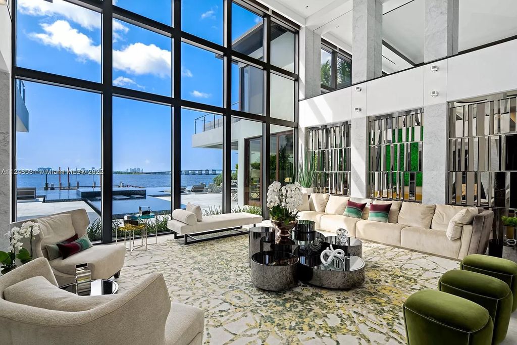 The Mansion in Miami, a magnificent open Bayfront Masterpiece on Miami’s most secluded true gated community was built with the highest level of luxury. This home located at 4505 Sabal Palm Rd, Miami, Florida.