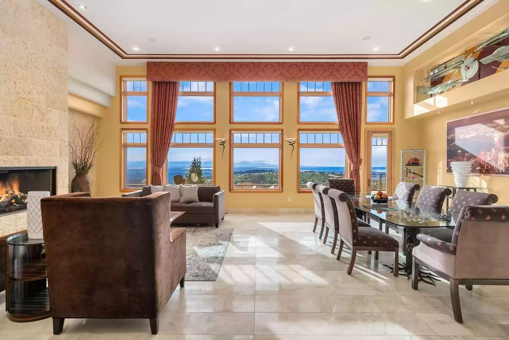 The House in Bellevue provides the most breathtaking views from every direction, now available for sale. This home located at 17003 SE 65th Place, Bellevue, Washington