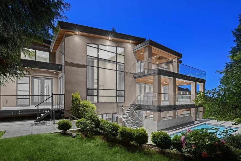 Meeting Everyone’s Dream House Expectations Park-like Estate in West Vancouver Lists for C$7,998,000