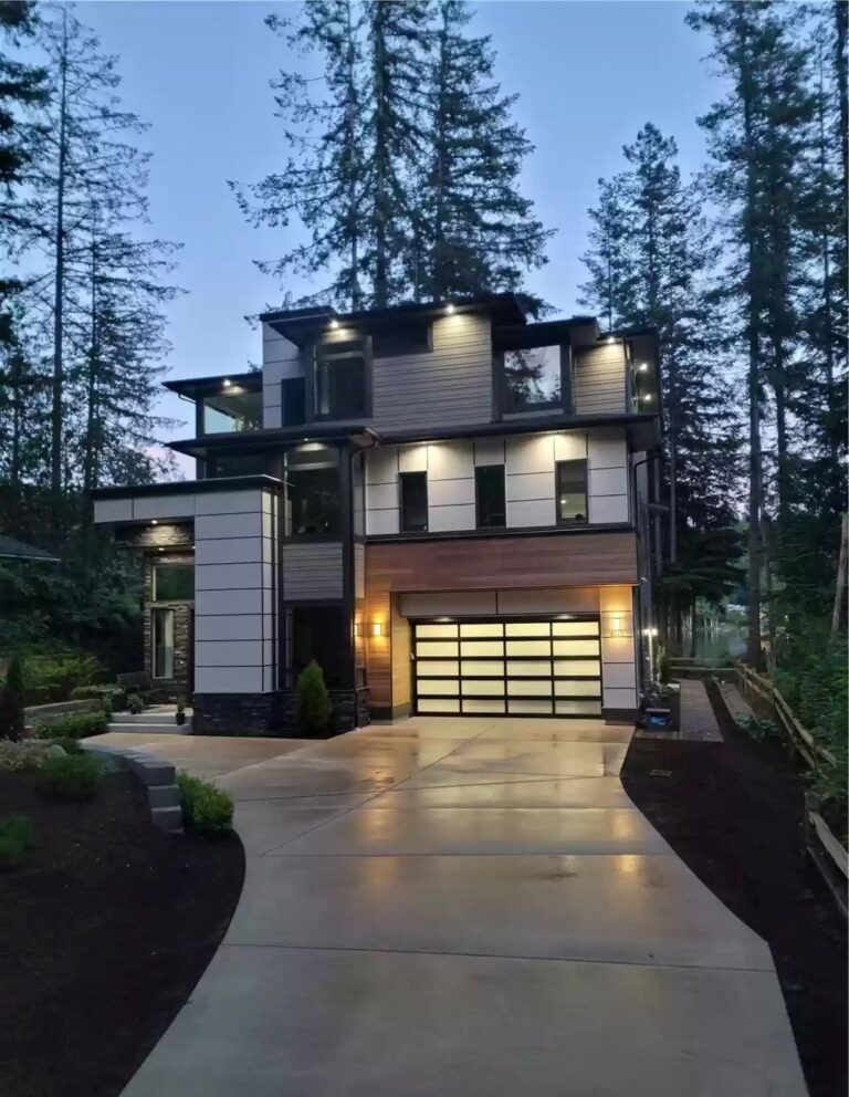 Nestled Among The Evergreens, This Waterfront Home Lists for $2,998,000 in Redmond