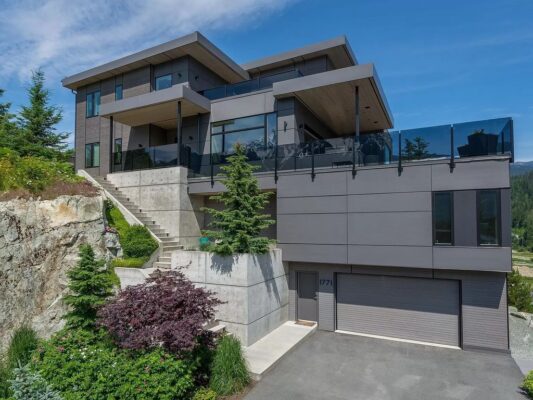 Offering a Blend of Raw Material Accents with Modern Sophistication, This Residence in Pemberton Lists for C$3,849,000